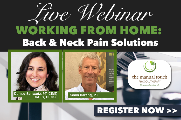 Working Remotely: Back and Neck Pain Solutions from The Manual Touch Physical Therapy
